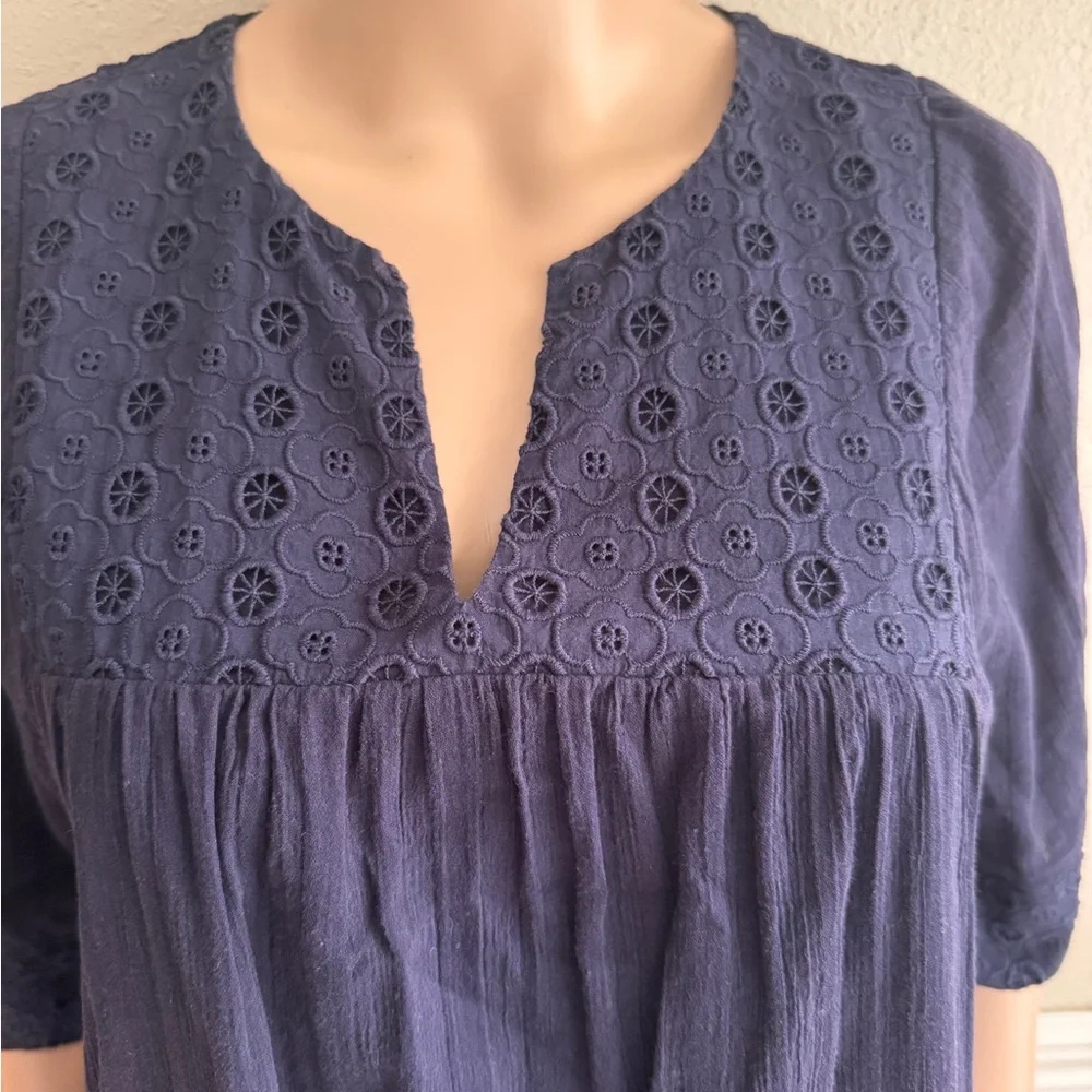 BODEN Helene Broderie Dress SIZE 4 used - Picture 4 of 7